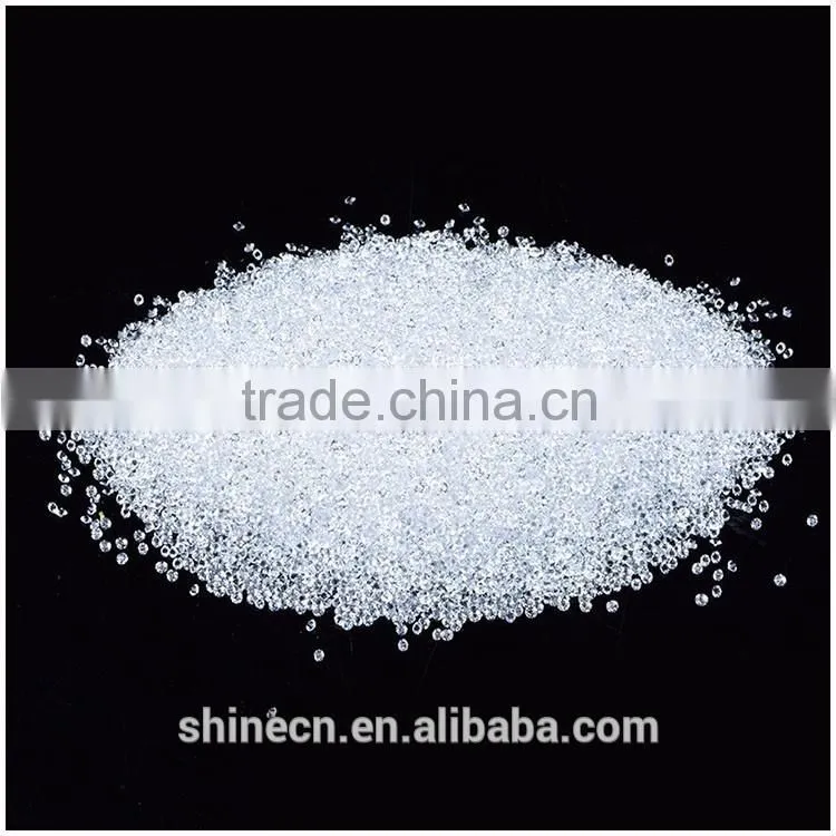 Yiwu wholesale factory direct white chinese shining stone double pointed DIY accessories round hot fix rhinestones