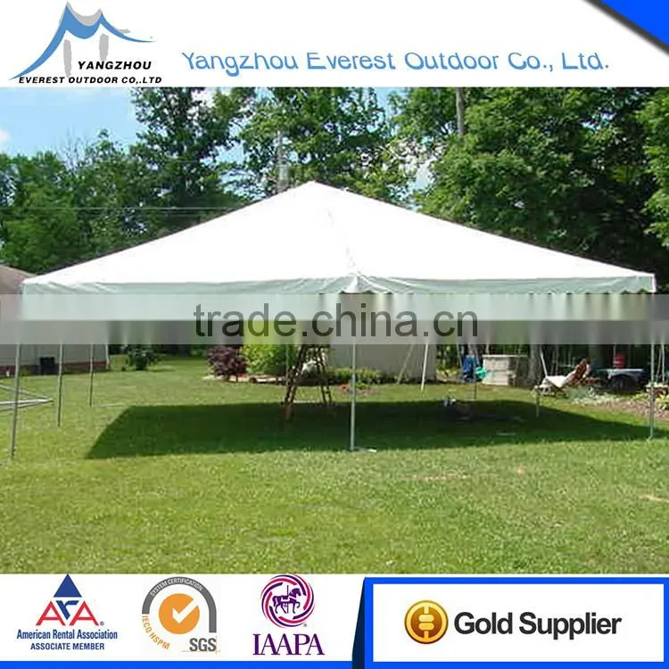 2015 New Style Top qualiity white 20x20 PVC family frame tent