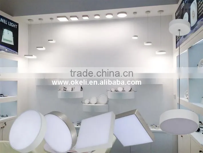 2015 hot new products round surface mounted led ceiling panel light 12w 18w 24w