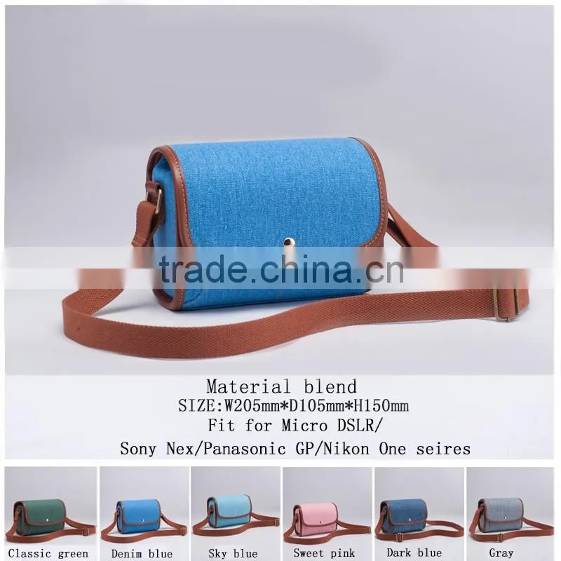 Custom high quality camera bag for woman digital photography case
