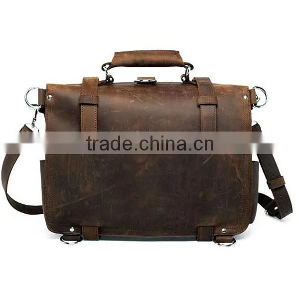 Imported handbags china fashion vintage wholesale men leather bag branded handbag