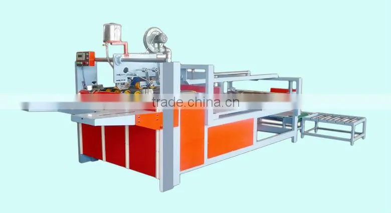 Semi auto folder and gluer machine/carton packing machine