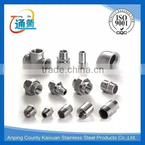 casting stainless steel threaded pipe fittings cross