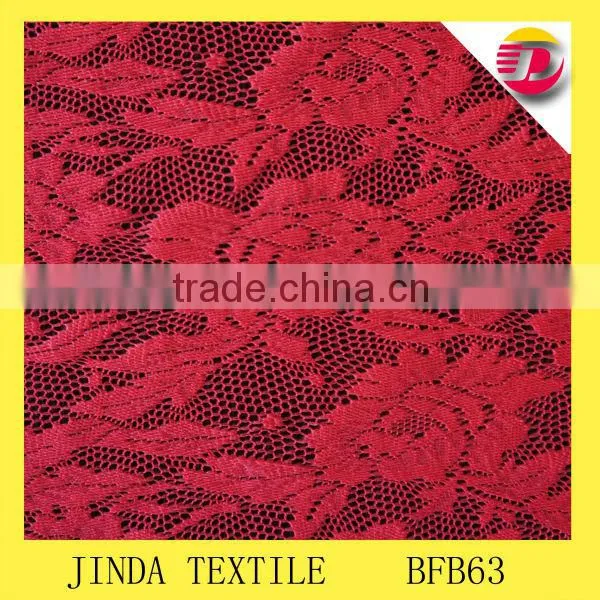 voile lace fabric for lady's garment