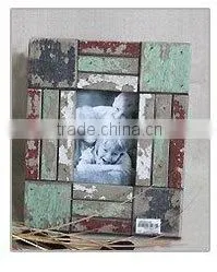 import bird rustic picture frame painted