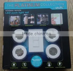 Hot Cabinet Wireless LED Puck Light with Romote