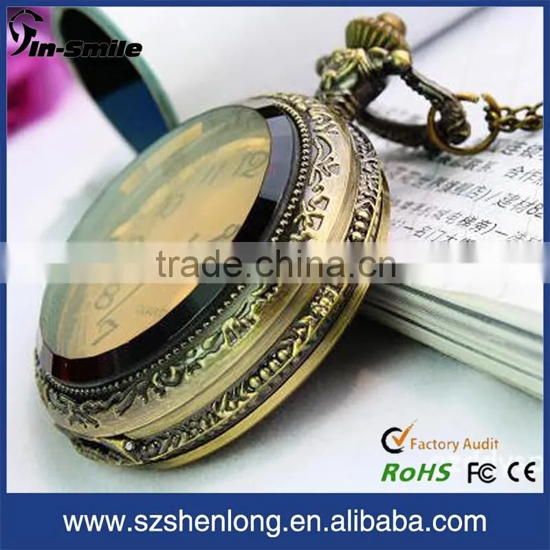 Cheap antique color pocket watch ,fashion design pocket watch