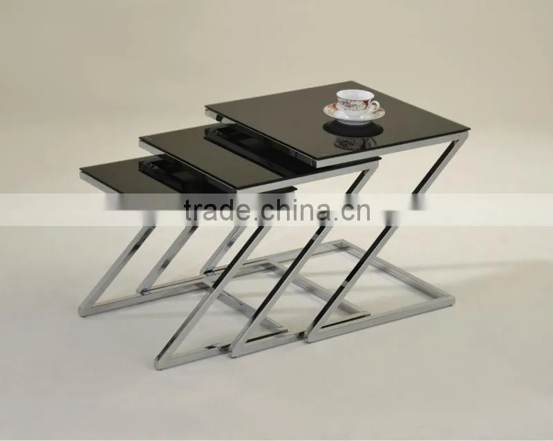 Modern Coffee Tabel/ Tempered Glass Cafe Table Sets