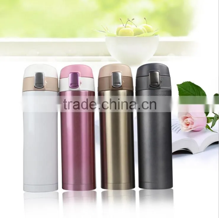 stainless steel hot water bottle with lock lid