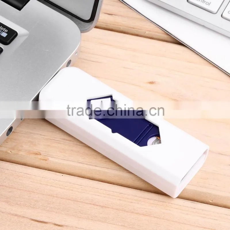 No Gas USB Electronic Rechargeable Battery Flameless Cigarette Lighter