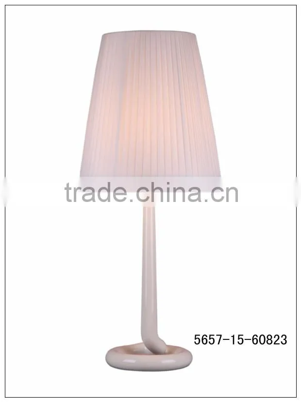 aluminum desk lamps with white lampshade