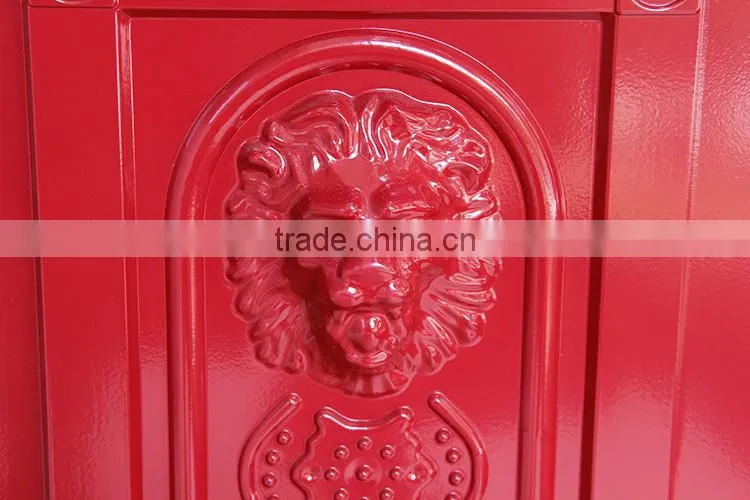 China Manufacturer Crown Decorative Modern Red Antique mailbox letterbox