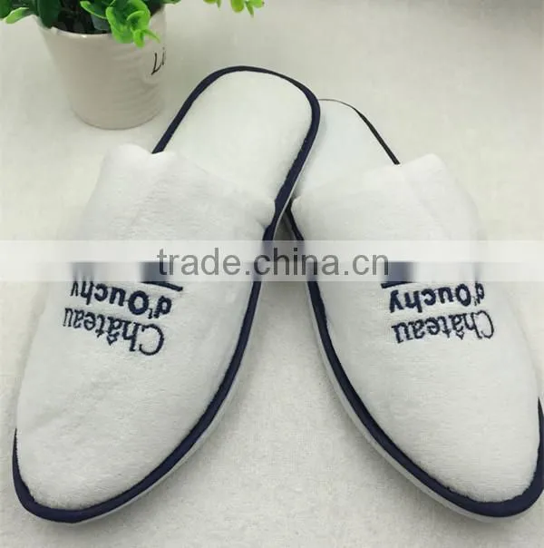 2015 new design Japanese style close toe velour indoor slipper