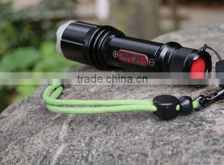 Supfire using Q5 rechargerable flashlight