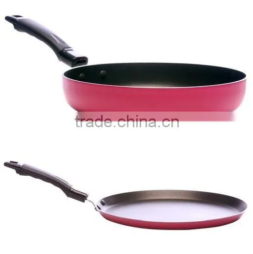 Aluminum Non Stick Pans Fry Pan Pancake Pan Egg Pan Round Crepe Pan
