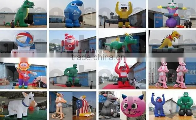 Factory price giant inflatable cow costumes for men