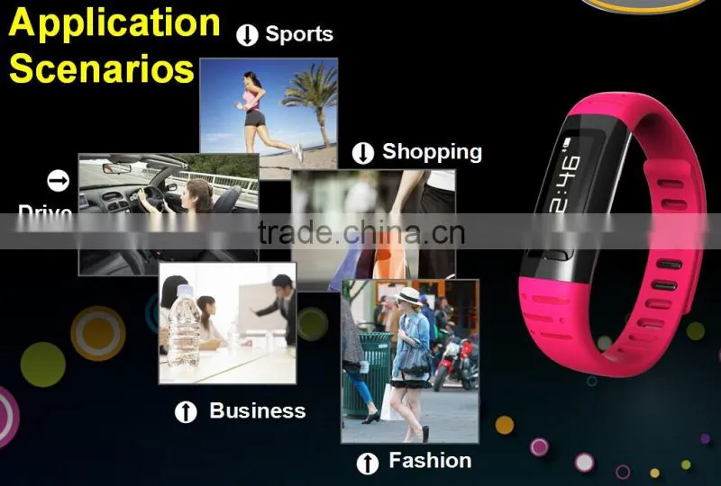 Waterproof good health Bluetooth Bracelet with pedometer wifi hotspots caller ID
