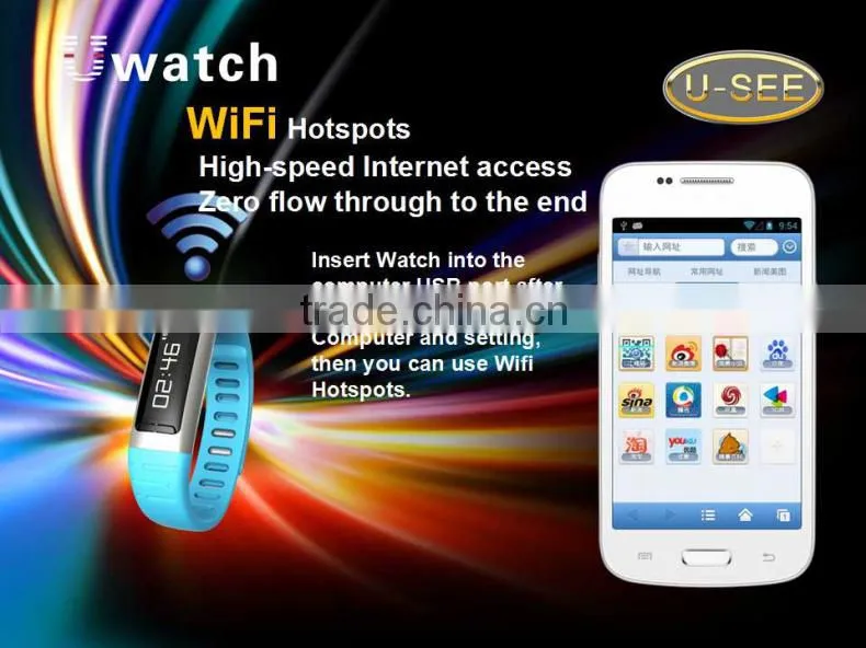 U9 MTK6260 Pedometer bluetooth bracelet with bluetooth 4.0 bracelet