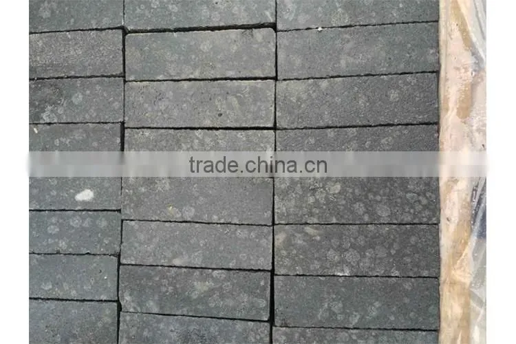 Fast Delivery Time Hot Sale Sandblasted Black Basalt Stone