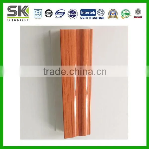 PVC skirting board for interior decoration / pvc plinth for wall