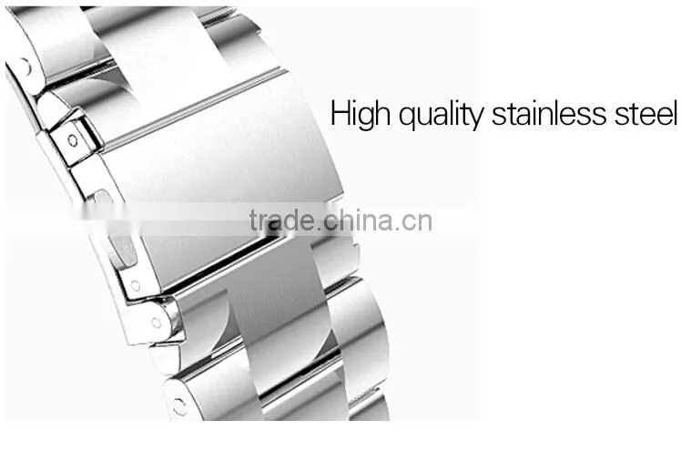 Stainless Steel Metal Strap Watch Band for Apple Watch With Band Adapter