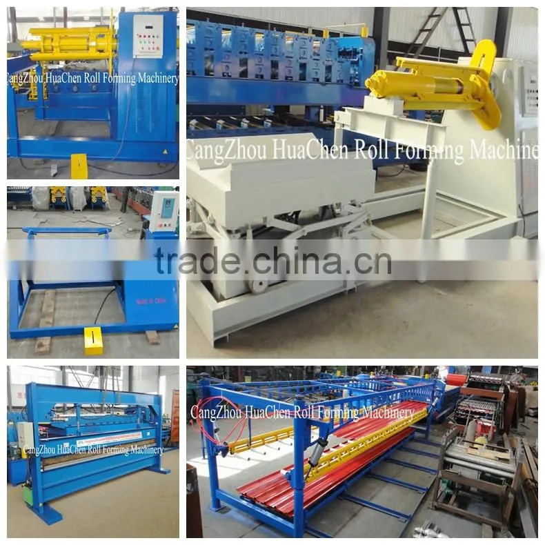 CNC Corrugated Profile Zinc Roofing Roll Forming Machine China Supplier