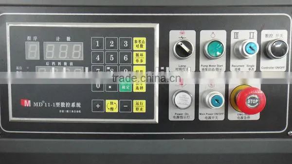 qc11y 6x2500 hydraulic plate guillotine shear