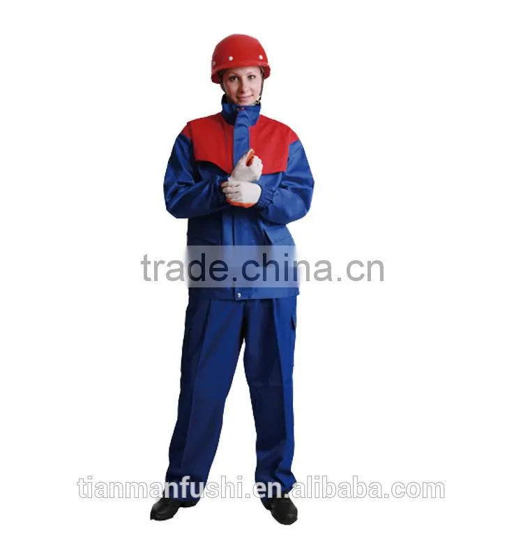 2015 Anti-Static Workwear Suit Customed Fire Resistant Oil Resistant Waterproof Workwear