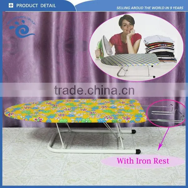 Wood Ironing Board China Wholesale Hot61.6*30.2*17.7CM Twill Cloth Covered Table Ironing Board Small