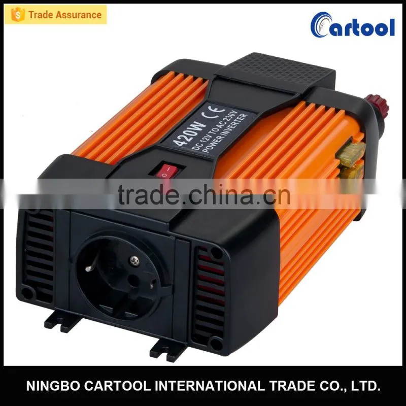 420W modified sine wave power car inverter 12v 220v with USB