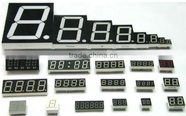 Lighting colors 5*7 LED dot matrix display