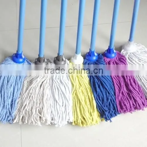 Plastic Socket Cotton Head Floor Cleaning Mop