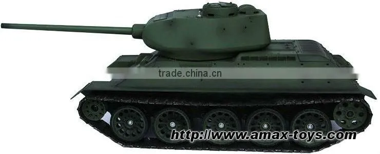 rt-39091 New 1/16 2.4Ghz RC Russian T-34/85 Tank With BB Sound & Smoke