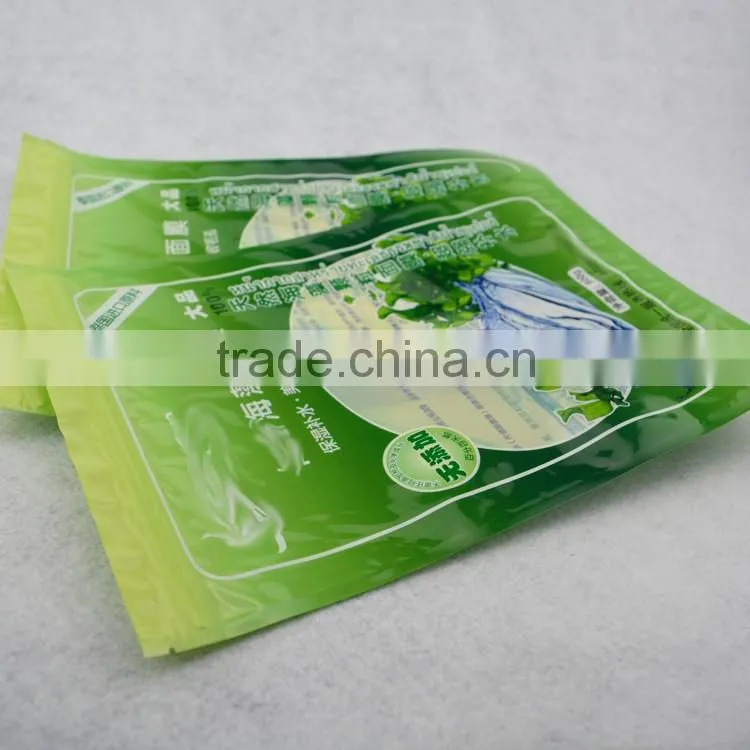 shenzhen china manufacturer OPP+CPP lamination cosmetic packing bag , custom design zipper bag