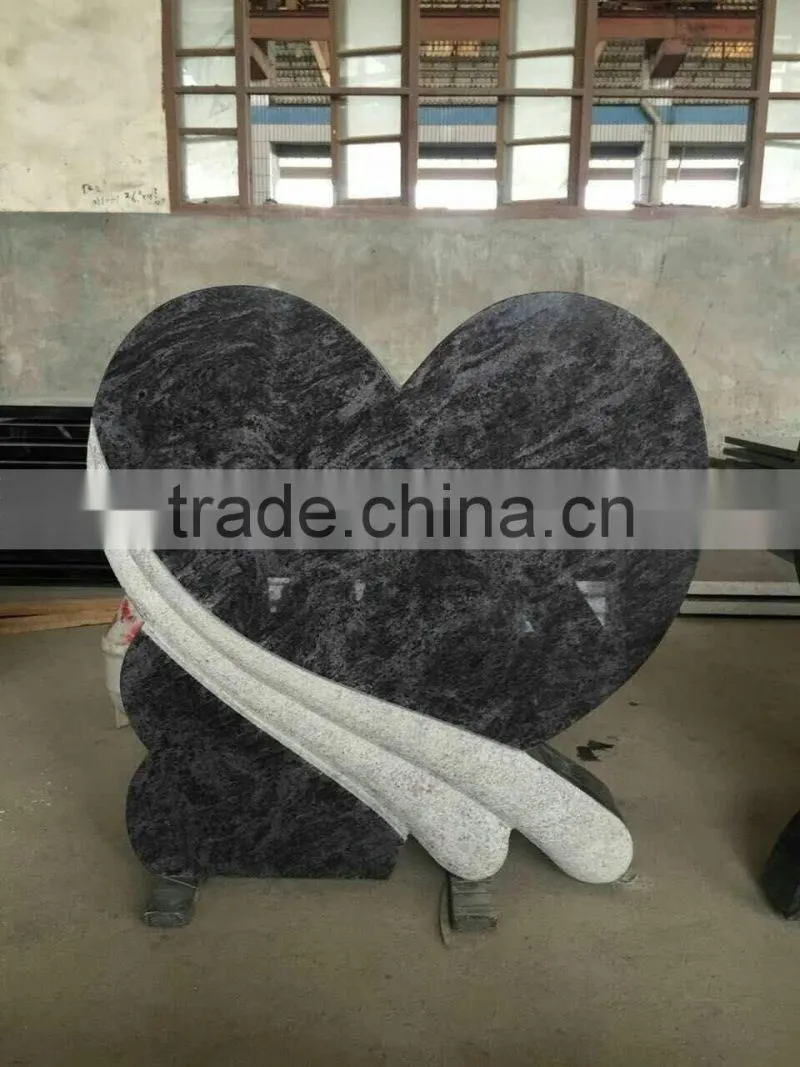 Heart shape headstone tombstone
