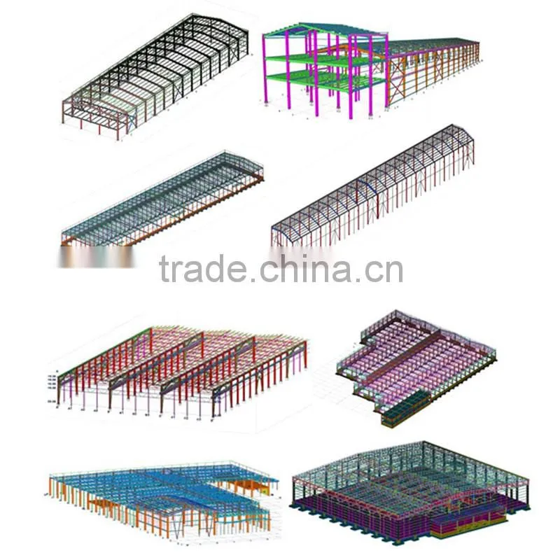 Custom built metallic building prefab shed kit