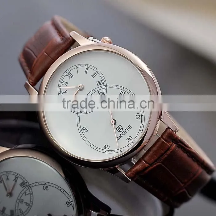 Men Charming Leather Sports High Quality EYKI Brand Water Resistant Watch