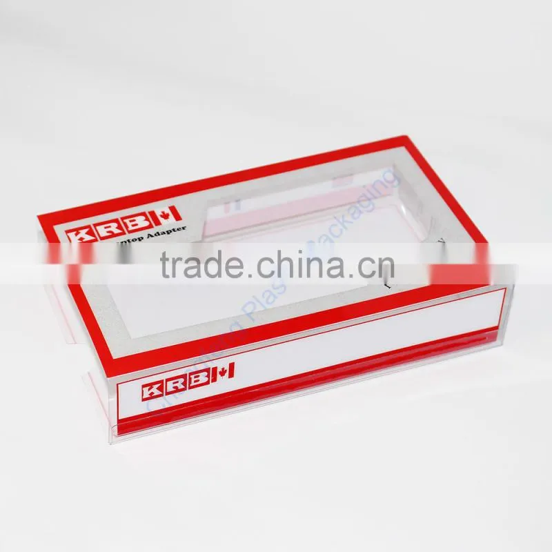Transparent PET Plastic Box for Tablet PC Packaging