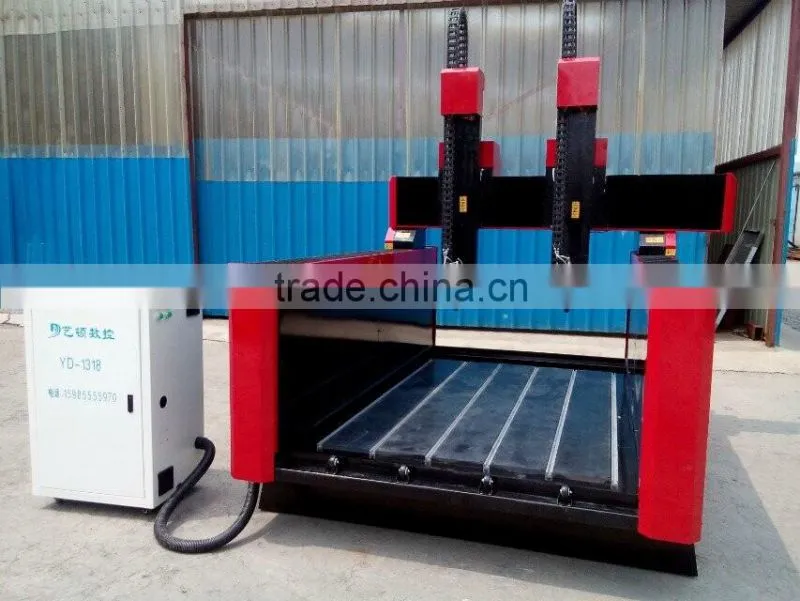 1300*2500mm large working area heavy duty cnc stone machine cnc router machine for aluminum