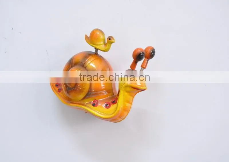 4 inch Plastic Cute Mother and Child Snail Animals Fridge Magnetic, Customized Logo Promotional Gift