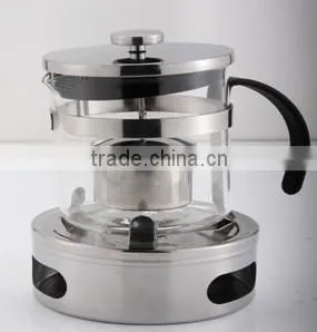 Stainless steel teapot warmer / base warmer / tea warmer for glass tea pot