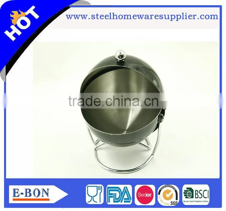 stainless steel sugar pot Condiment Serving Pot Decorative Sugar Bowl
