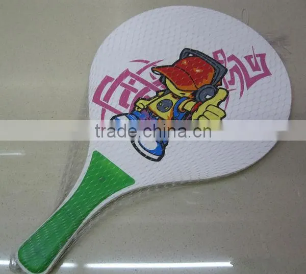 professional wood beach racket,beach bat,beach paddle