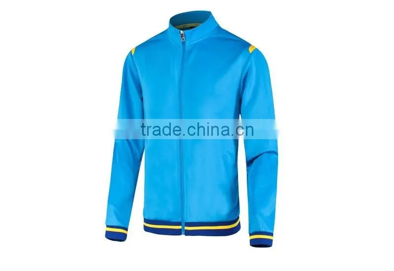 2016 newest cheap hot sell navy blue winter track jacket