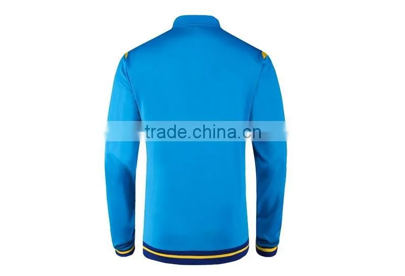 2016 newest cheap hot sell navy blue winter track jacket