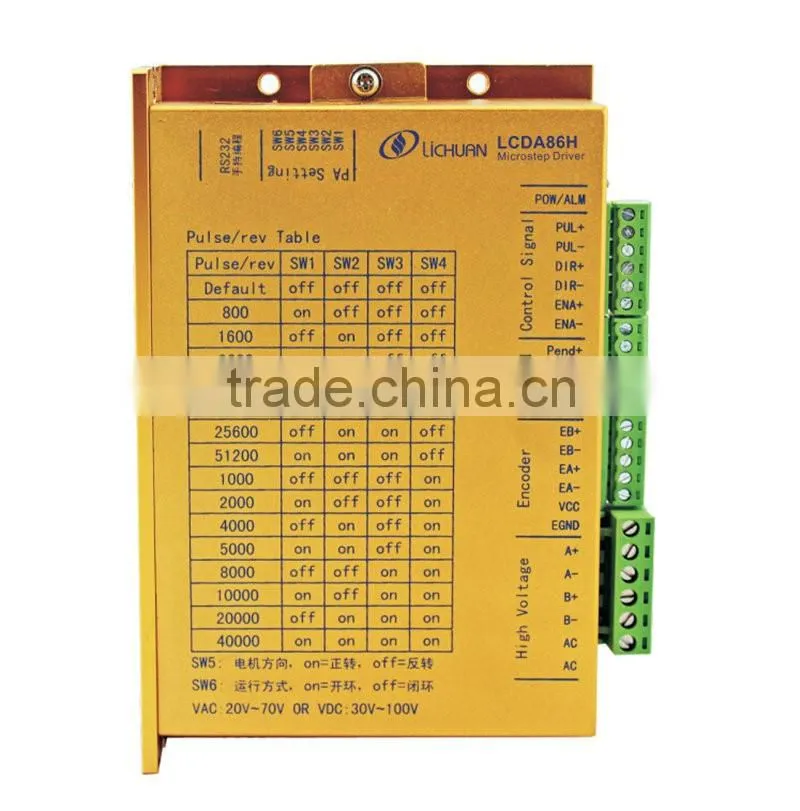 3Nm 6A 2PH NEMA34 86mm cheap 2 phase close loop stepper motor controller kit