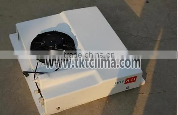 Battery driven rooftop cooling refrigeration unit for cargo van