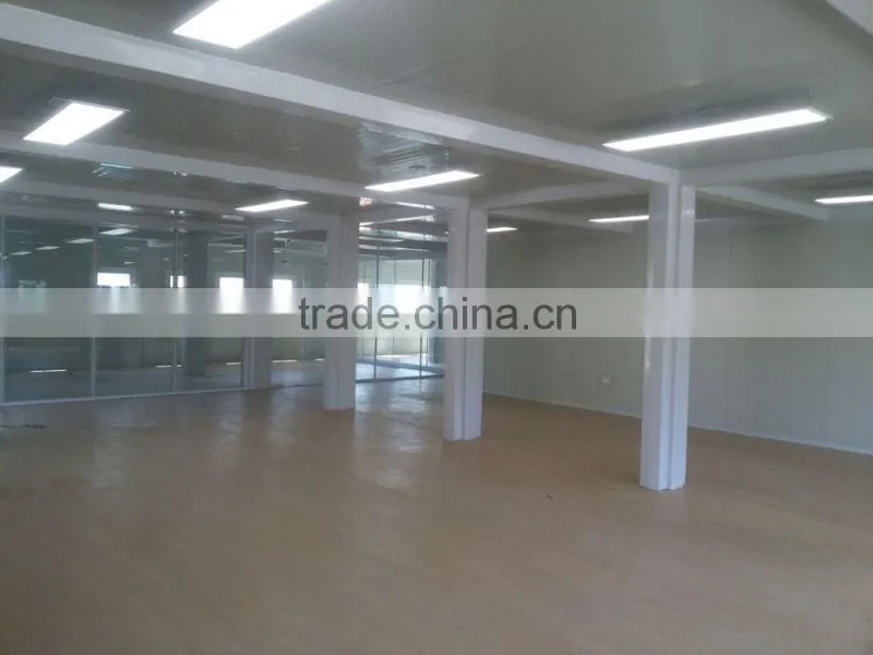 large glass window office