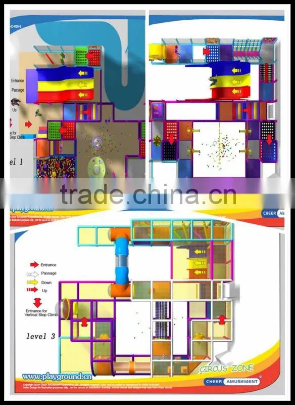 Cheer Amusement Indoor Soft play Ground Equipment