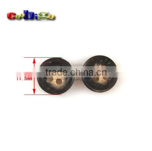 11.5mm(18L) Fashion Wood Grain Resin Buttons 4 Holes Sewing Craft DIY Accessories For Bag Shoe Garment #FLN004-11.5B